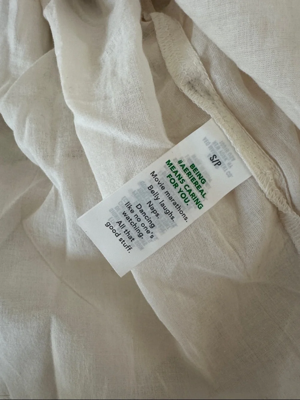 Aerie Bohemian White Tiered Cotton Skirt - Picture 8 of 9